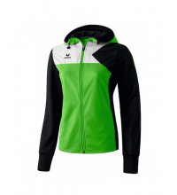 Erima Premium One Damen Trainingsjacke mit Kapuze...