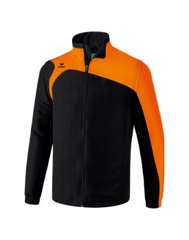 Erima Club 1900 2.0 Jacke mit abnehmbaren rmeln schwarz/orange 3XL