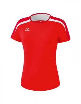 Erima Liga 2.0 T-Shirt Damen rot/dunkelrot/wei 46