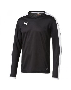 Puma Pitch Longsleeved Shirt schwarz/wei 140