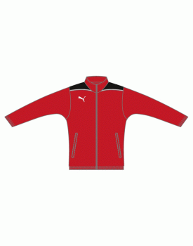 Puma Rain Jacket rot/schwarz S