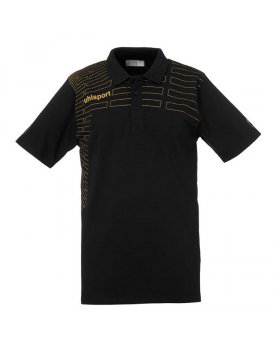 Uhlsport MATCH Polo Shirt schwarz/gold L