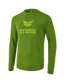 Erima Essential Sweatshirt Kinder und Herren green/lime 128